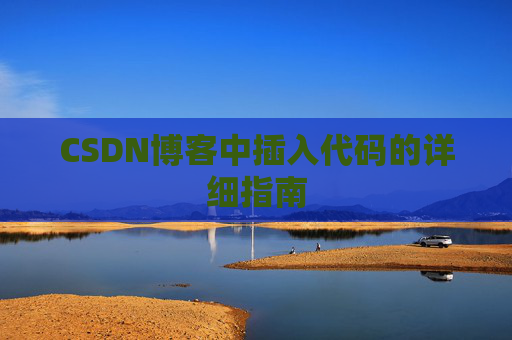 CSDN博客中插入代码的详细指南